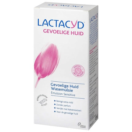 Emulsie de Spălare Lactacyd pentru Piele Sensibilă, 265g, Culoare Roz