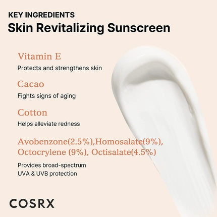 Cremă de protecție solară, Cosrx, SPF 50+, 50 ml
