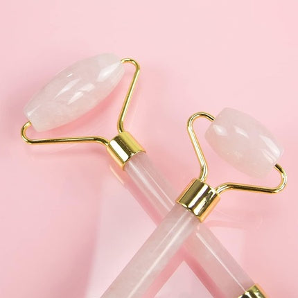 Roller Față, The Vintage Cosmetic Company, Rose Quartz, Roz