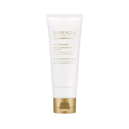 Spumă de curățare, Missha, Super Aqua Cell Renew Snail, 150g