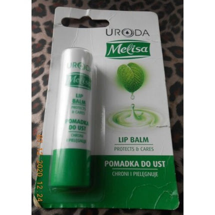 Balsam de buze, Melisa Uroda, protecție și îngrijire, alb/verde