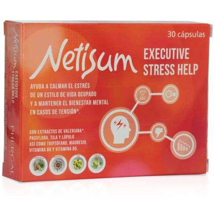 Supliment alimentar, Phergal, Netisum Executive Stress, 30 capsule