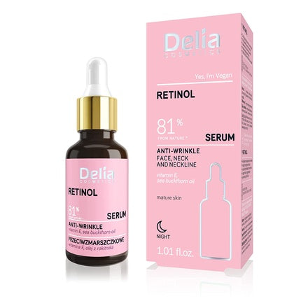 Ser antirid, Delia Cosmetics, Retinol, roz