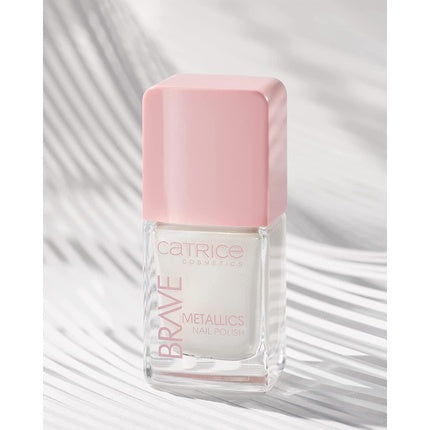 Lac de unghii, Catrice, Brave Metallics, alb, 10.5ml
