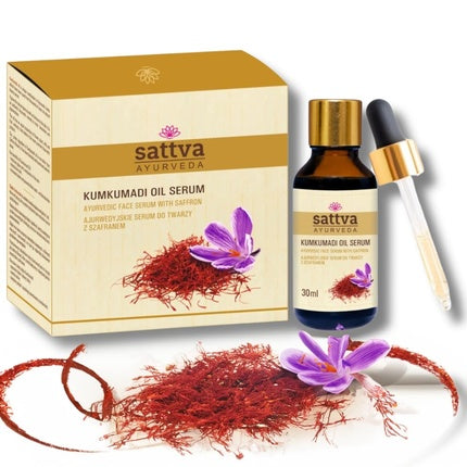Ser anti-îmbătrânire, Sattva Ayurveda, 30ml, șofran