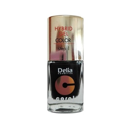 Oja Gel, Delia, Coral, Negru, 11ml