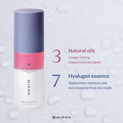 Spray Facial, Mizon, Hyalugen, alb-roz