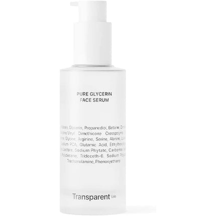 Serum Hidratant pentru Față cu Glicerină Pură - Transparent Labs, 47 ml
