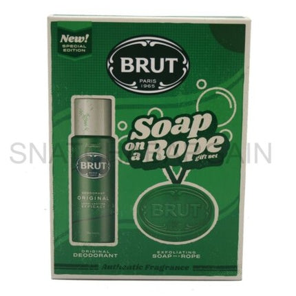 Set cadou săpunărie și deodorant Brut bărbați, special