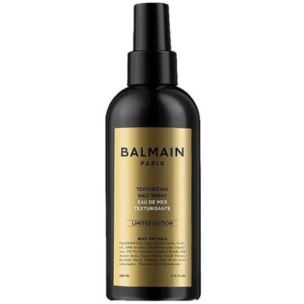 Spray de stilizare pentru păr, Balmain Texturising Salt Spray, 200 ml, negru