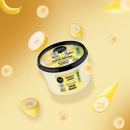 Masca de par, Organic Shop, Banana si Iasomie, 250 ml
