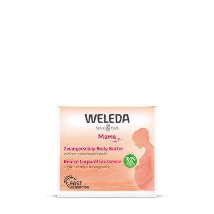 Unt Corporal Weleda Mama pentru Graviditate, 155g, Roz