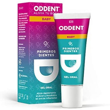 Gel Oral Oddent Baby Primii Dinți 20ml, multicolor
