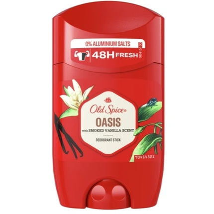 Old Spice Deodorant Stick Oasis, Aromă de Vanilie Afumată, 50 ml