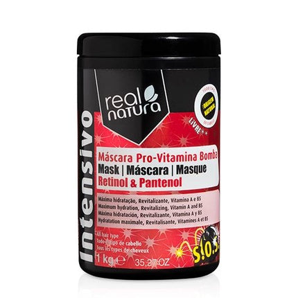 Mască păr, Real Natura, Provitamin Bomb, 1000g