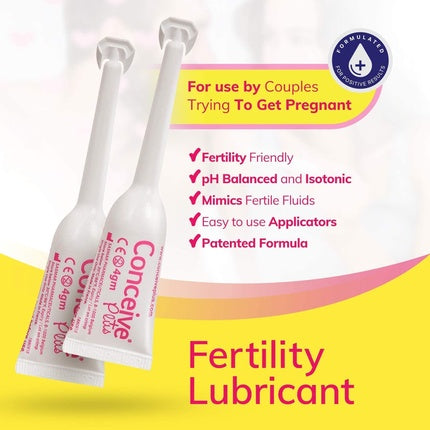 Conceive Plus Lubrifiant de Fertilitate cu 8 Aplicatoare Pre-Păstrate