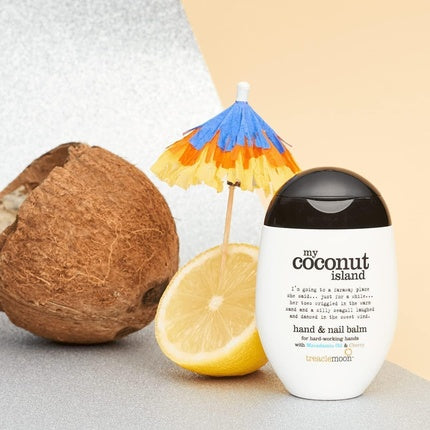 Cremă mâini, Treaclemoon, My Coconut Island, Alb, 75ml