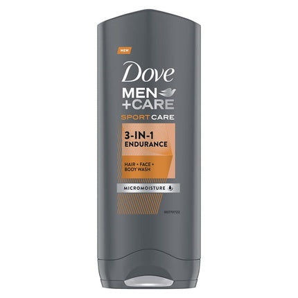 Gel de duș, Dove, Men Care Sportcare 3-in-1, 250ml