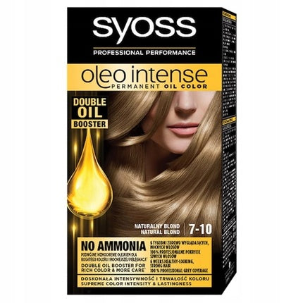Vopsea de păr, Syoss, Oleo Intense, blond natural