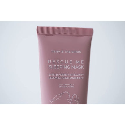 Masca de noapte Vera And The Birds, 1% niacinamidă, acid hialuronic, 50ml