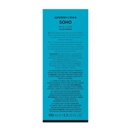 Parfum Superdry SOHO, bărbați, 100ml, albastru