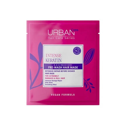 Masca de păr Urban Care Intense Keratin Hair Rescue Mask 50ml roz