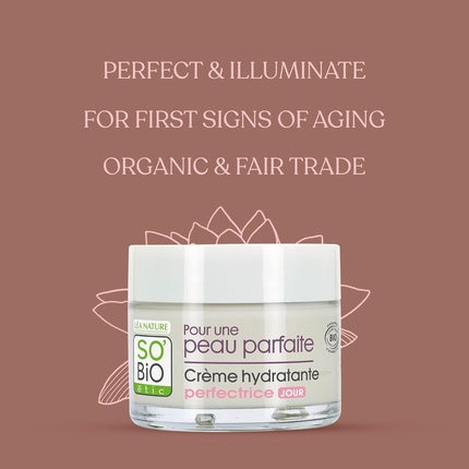 Crema Hidratantă Zilnică So'bio Etic Peau Parfaite Day Cosmos, 50ml