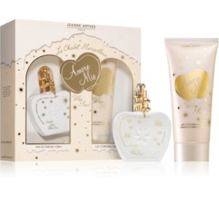 Set Cadou Parfum Jeanne Arthes Amore Mio White Pearl 100 ml