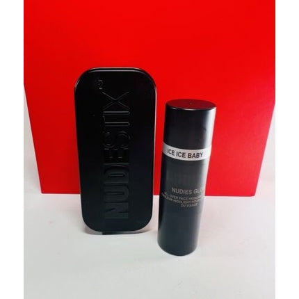 Highlighter Nudestix Nudies Glow, negru, Ice Ice Baby