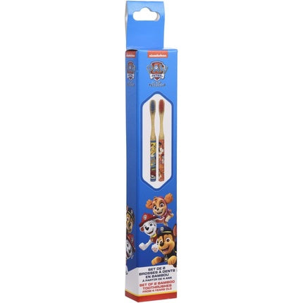 Periuțe de dinți copii, Take Care, bambus, 14.5 cm, set 2 bucăți