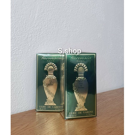 Perfum Ulric de Varens Varensia 50ml - Sticlă aurie cu detalii verzi