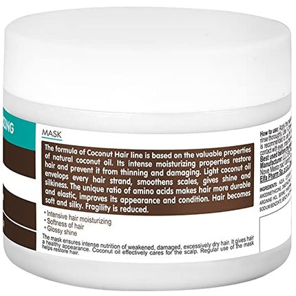 Mască păr, Dr Santé, Extra Moisturizing, Ulei de Cocos, 300g