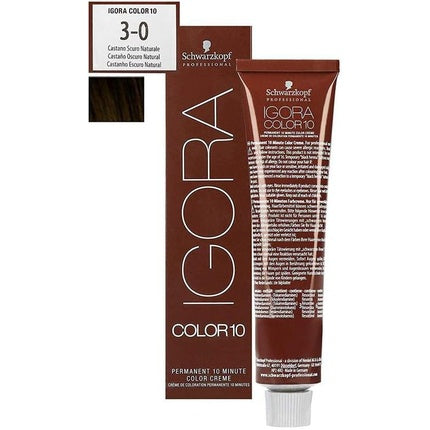 Vopsea de Par, Schwarzkopf IG Color10 3-0, 60ml