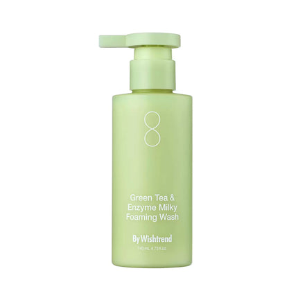 Gel Spumant Curățare By Wishtrend cu Ceai Verde și Enzime, 140ml