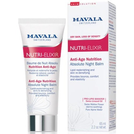 Cremă de noapte Mavala Nutri-Elixir Absolute, Anti-îmbătrânire, 65 ml