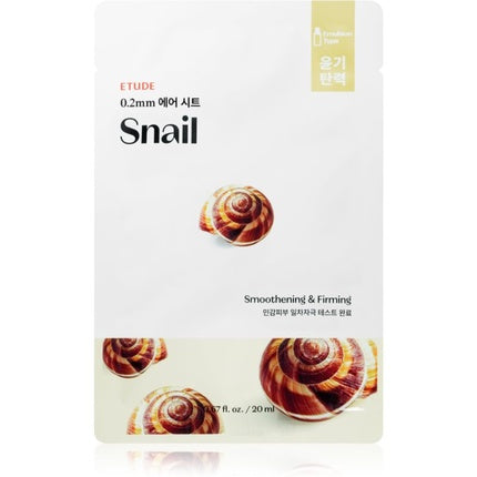 Mască facială ETUDE HOUSE Therapy Air Mask Snail cu extract de melc, 20 ml