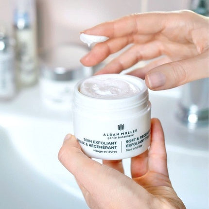 Exfoliant facial și buze, Alban Muller, 50ml, alb