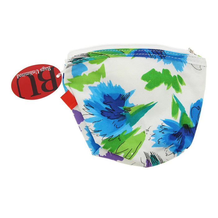 Neceser Bags Unlimited Rome Blue, cu imprimeu floral