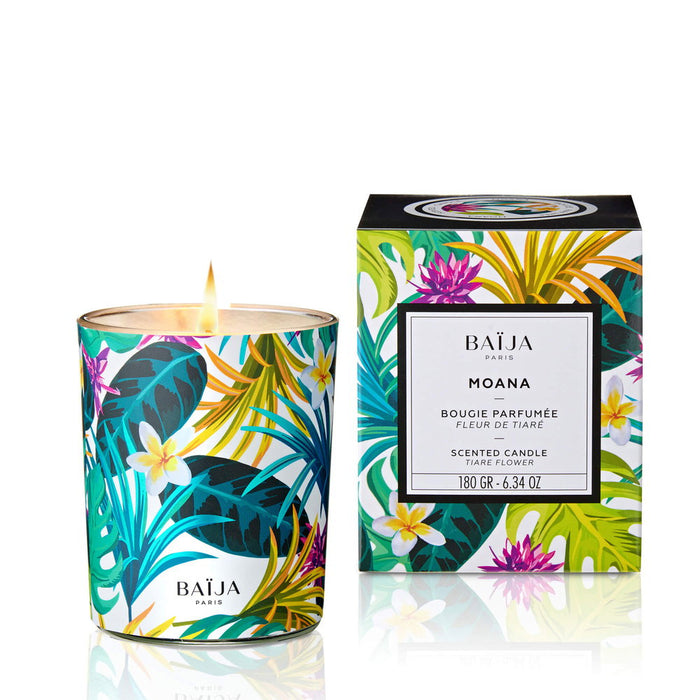 Lumânare parfumată Baija Moana, aromă Fleur de Tiare, 180 g