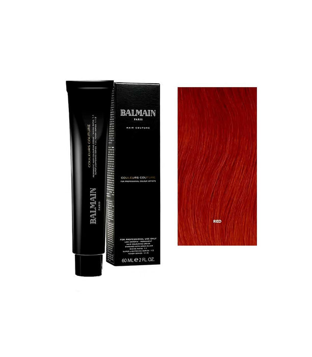 Vopsea permanentă de păr Balmain Professionnel Couleurs Couture, nuanța Red, 60 ml