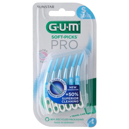 Gum Soft Picks Pro Small, Set de 20 bucăți, albastru