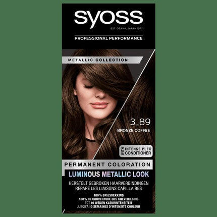 Vopsea de păr Syoss Metallics 3-89 Cafea Bronz