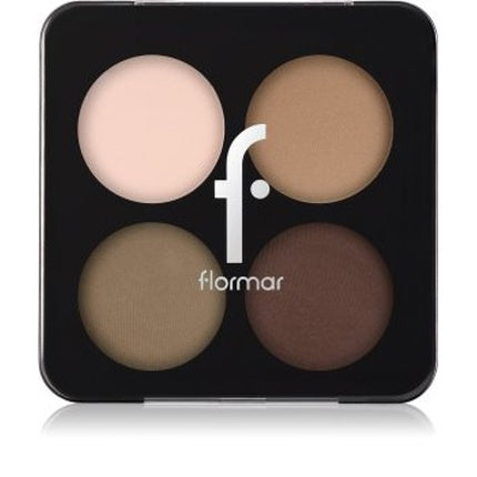 Paletă Umbre de Ochi Flormar, Color Eyeshadow Palette, 4 culori, format compact