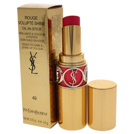 Ruj Yves Saint Laurent Rouge Volupté Shine, roșu, 4.5g