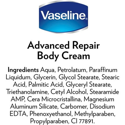 Vaseline Intensive Care Advanced Repair Fragrance Body Cream, Vaselină cu parfum, 250ml