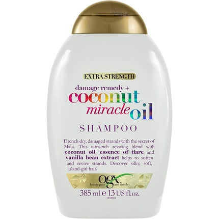 Șampon OGX Extra Strength, Coconut Miracle Oil, 385ml