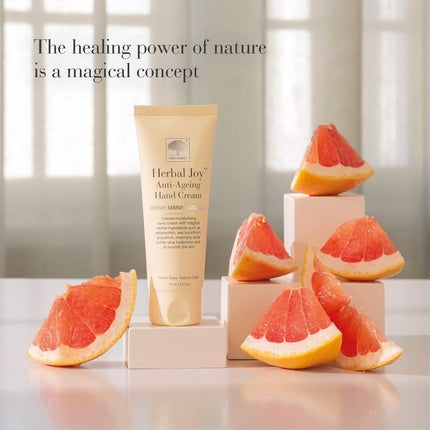 Crema de Mâini Anti-Aging New Nordic Herbal Joy cu Unt de Shea și Ceramoside