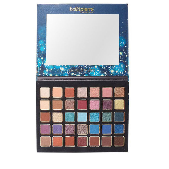 Paletă de farduri de ochi Bellapierre Cosmetics All Star, 35 nuanțe, 38 g