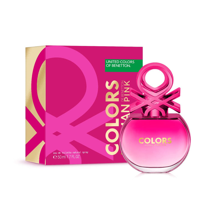 Apă de toaletă Benetton Colors Pink, pentru femei, 50 ml