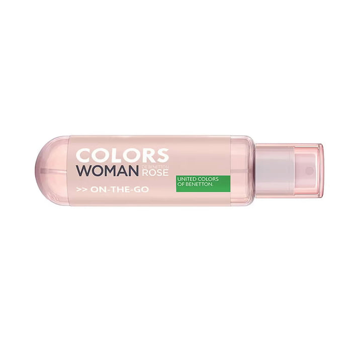 Apă de toaletă Benetton On The Go Rose, pentru femei, 30 ml